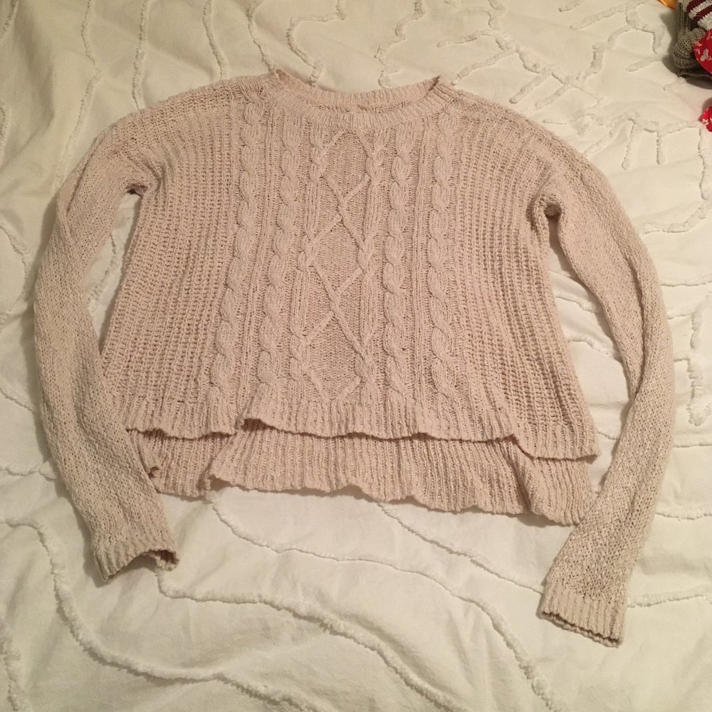 Cream sweater